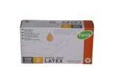 Handschoen - latex - gepoederd - 100 S - C690