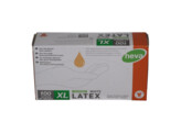 Handschoen - latex -  gepoederd/100 XL  C633