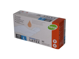 Handschoen - latex - poedervrij - 5.0g - MD - /100 - L