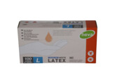 Glove - latex - powder-free - 5.0g - MD - /100 - L - C690