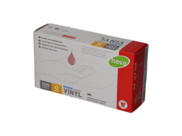 Glove - vinyl - transparent - powder-free/100 - S  md