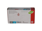 Handschoen - vinyl - transparant - poedervrij_MD/100 - L - C663