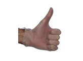 Glove - vinyl - transparent - powder-free_md/100 - XL - C672