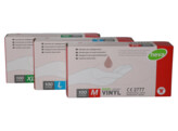 Glove - vinyl - pwd/100 - M   c636