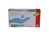 Glove - vinyl - blue -/100 - XL -  c623