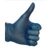 Glove - vinyl - blue - 100 L - C657