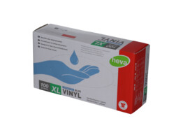 Glove - vinyl - blue - 100 XL