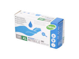 Handschoen - nitril - blauw - 3.5gr - poedervrij/100 - XL-MD