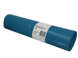 20 LDPE vuilzak op rol 130l blauw AR
