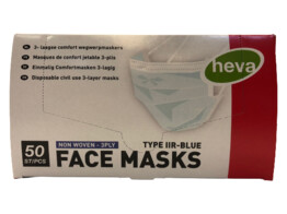 masque bleu Type IIR /50      45 disp/carton     