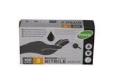 Handschoen - nitril - zwart - 3.5gr - poedervrij/100 - S - C666