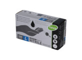 Handschoen - nitril - zwart - 3.5gr - poedervrij/100 - L - C666