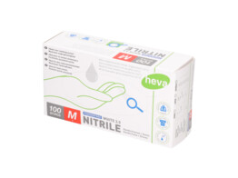 Handschoen - nitril - wit - 3.5gr - poedervrij/100 - M