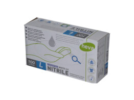 Handschoen - nitril - wit - 3.5gr - poedervrij/100 - S
