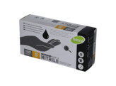 Handschoen - nitril - zwart - poedervrij/100 - S - 4.5gr  C625