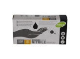 Handschoen nitril - zwart - poedervrij/100 - S - 4.5gr  C615