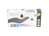 Handschoen - nitril - zwart - 4.5gr - poedervrij/100 - L - C662