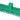Schuurborstel - 25cm - hard - groen