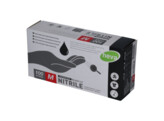 Handschoen - nitril - zwart - 4.5gr - poedervrij/100 - M - C662