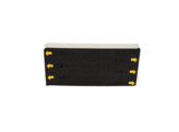 6-pack - mousse HEVA FLEX triple lame - 35 cm -  blanc   6 pcs  - fleche jaune
