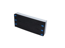 6-pack - foam HEVA FLEX triple lame - 45 cm -  white  6pcs  - blue arrow