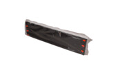 6-PACK - vervangmousse HEVA FLEX triple lame - 55 cm - wit - rode pijl