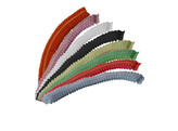 Haarkap clip PP - wit - /100 - alternative 16/karton