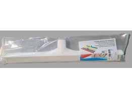 Raclette - monolame - 50cm - blanc- emballe sous sachet   code barre