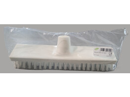 Schuurborstel - 30cm - hard - wit- individueel verpakt   barcode