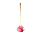 TOILET PLUNGER 145 MOUNTED  wooden handle 