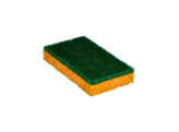 Eponge vegetale abrasif vert GM 14x8x2 5cm par 10pcs