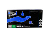 handsch. nitril SUPER BLUE 30 poedervrij/50 XL